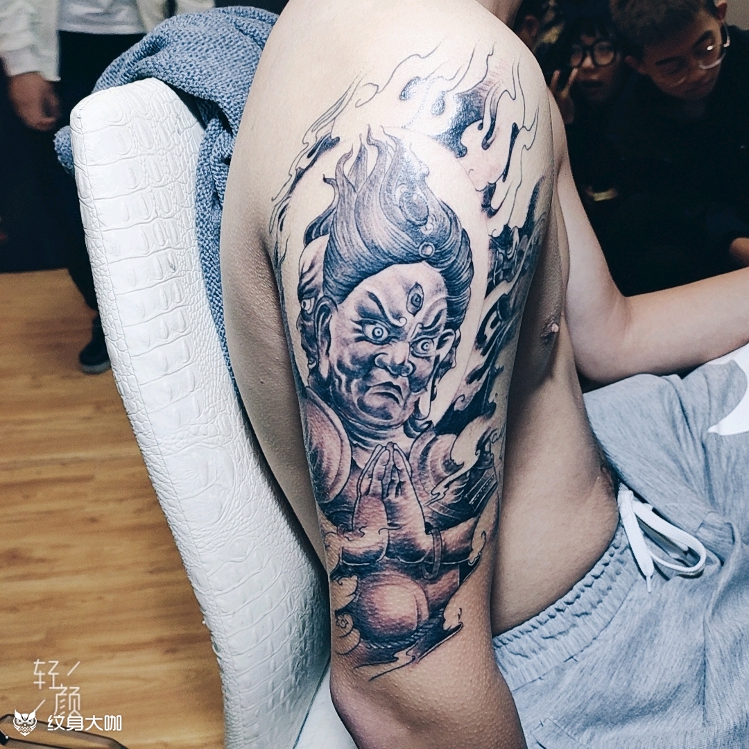 大黑天_纹身图案手稿图片_雅飞的纹身作品集