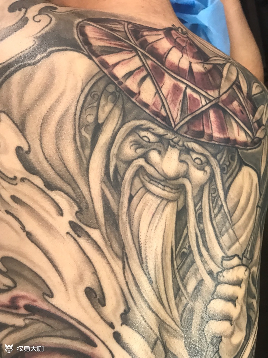 姜太公_纹身图案手稿图片_韩冬的纹身作品集