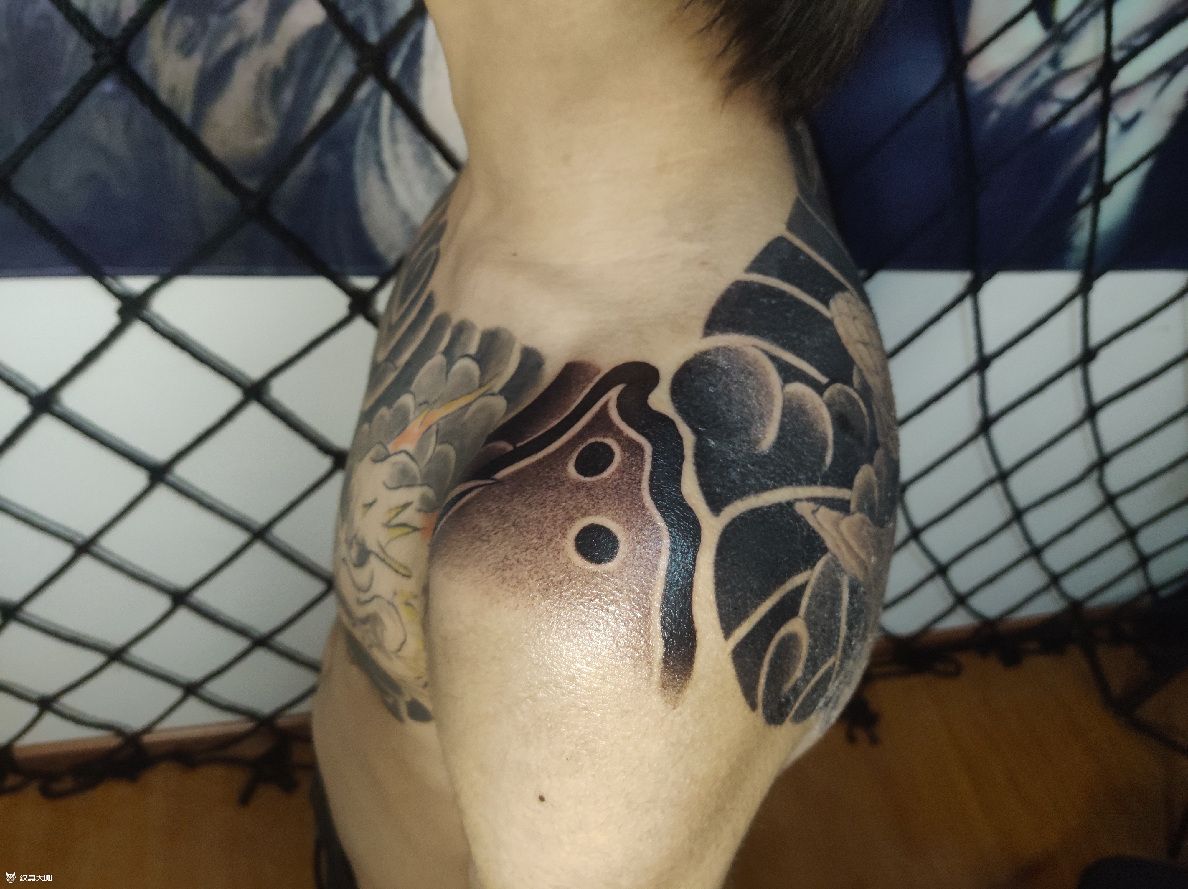 老传统_纹身图案手稿图片_码农刺画的纹身作品集