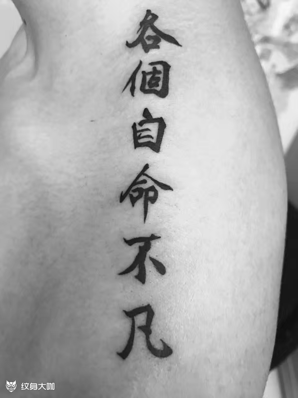 各个自命不凡,实则微不足道每_纹身吧社区 - 纹身大咖