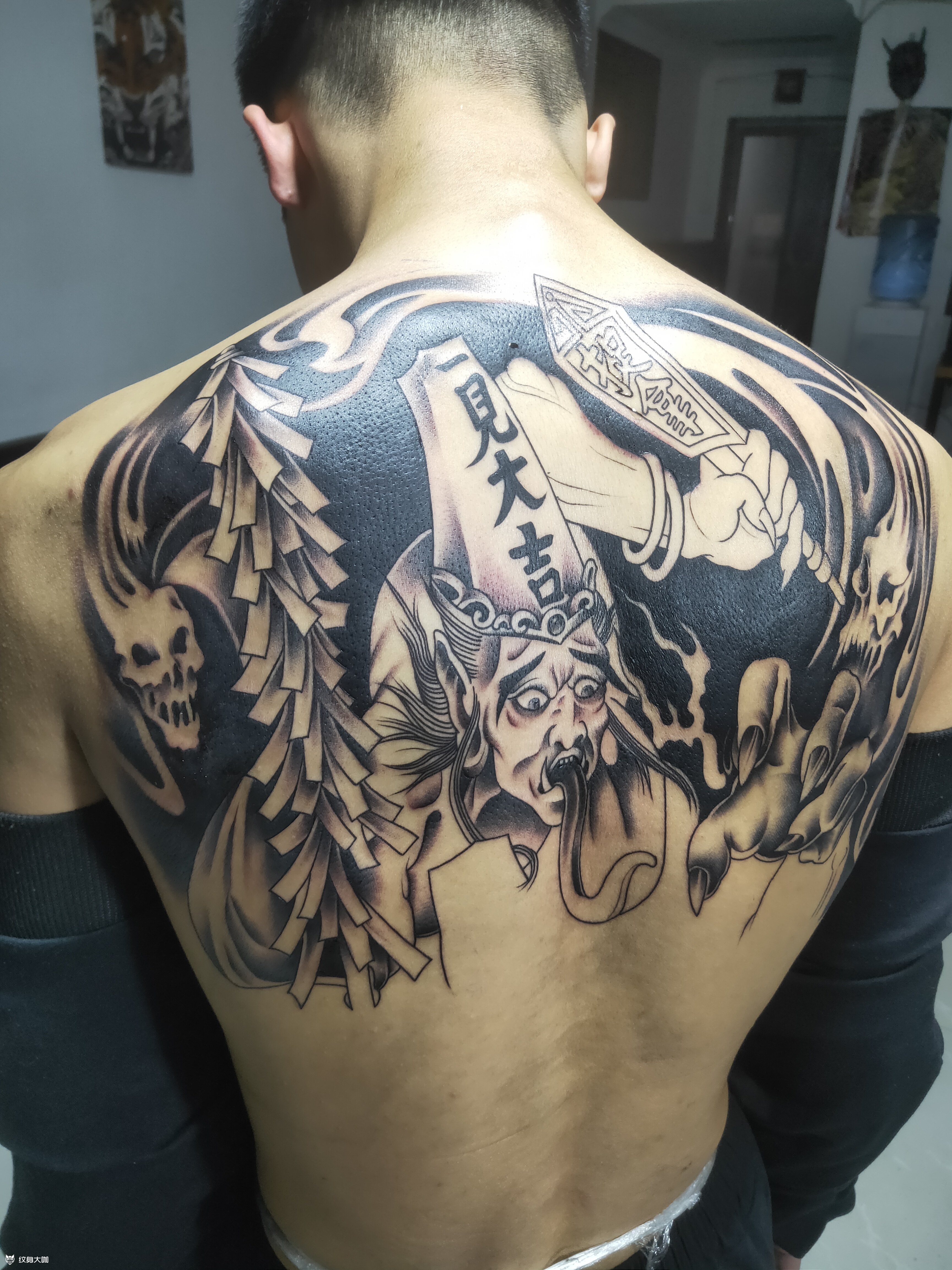 黑白无常_纹身吧社区 - 纹身大咖