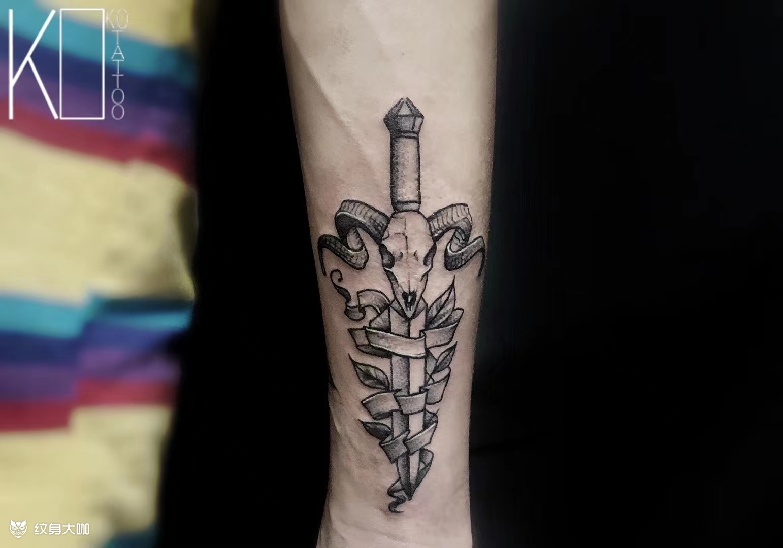 黑桃_纹身图案手稿图片_玩子的纹身作品集