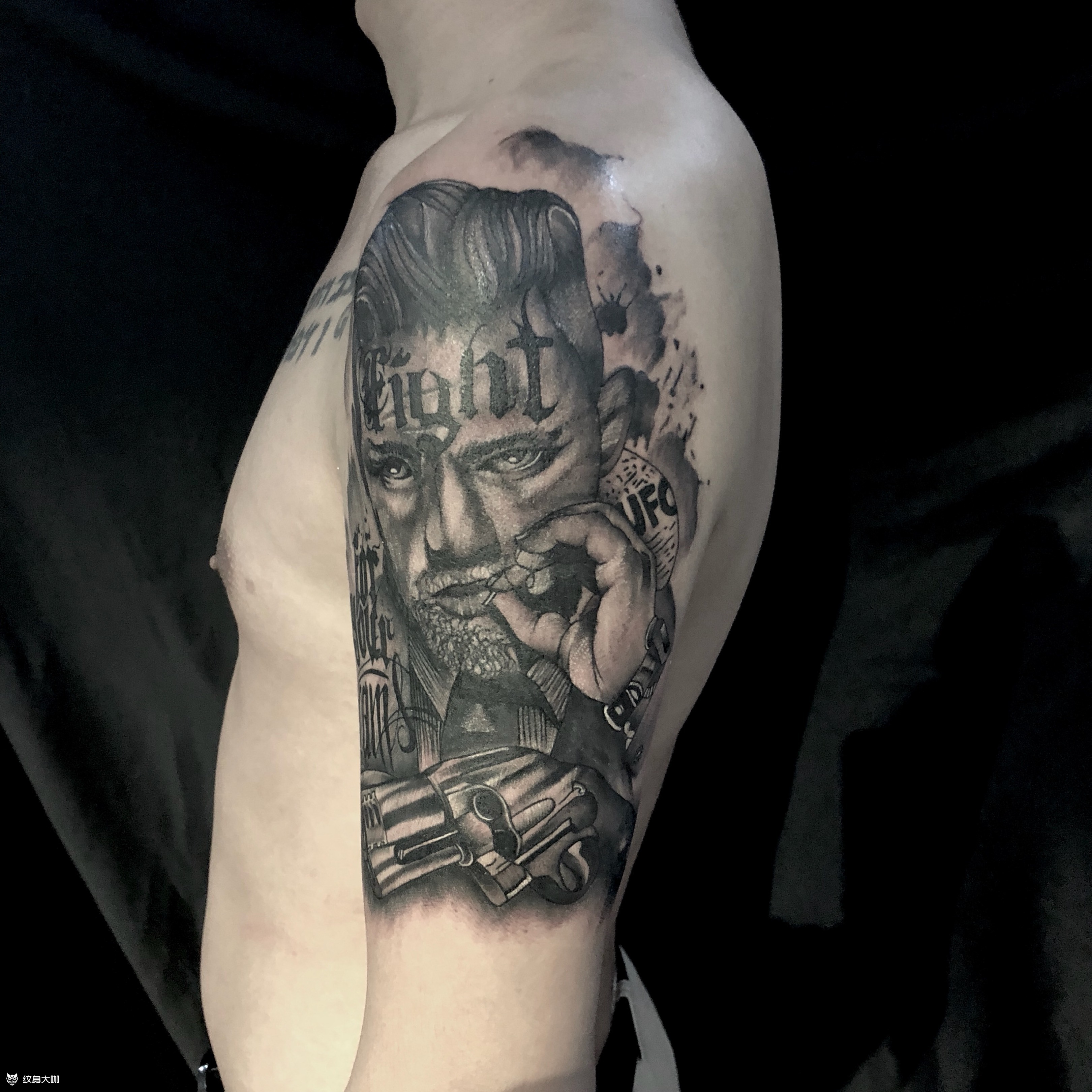 康纳_纹身图案手稿图片_小丹的纹身作品集
