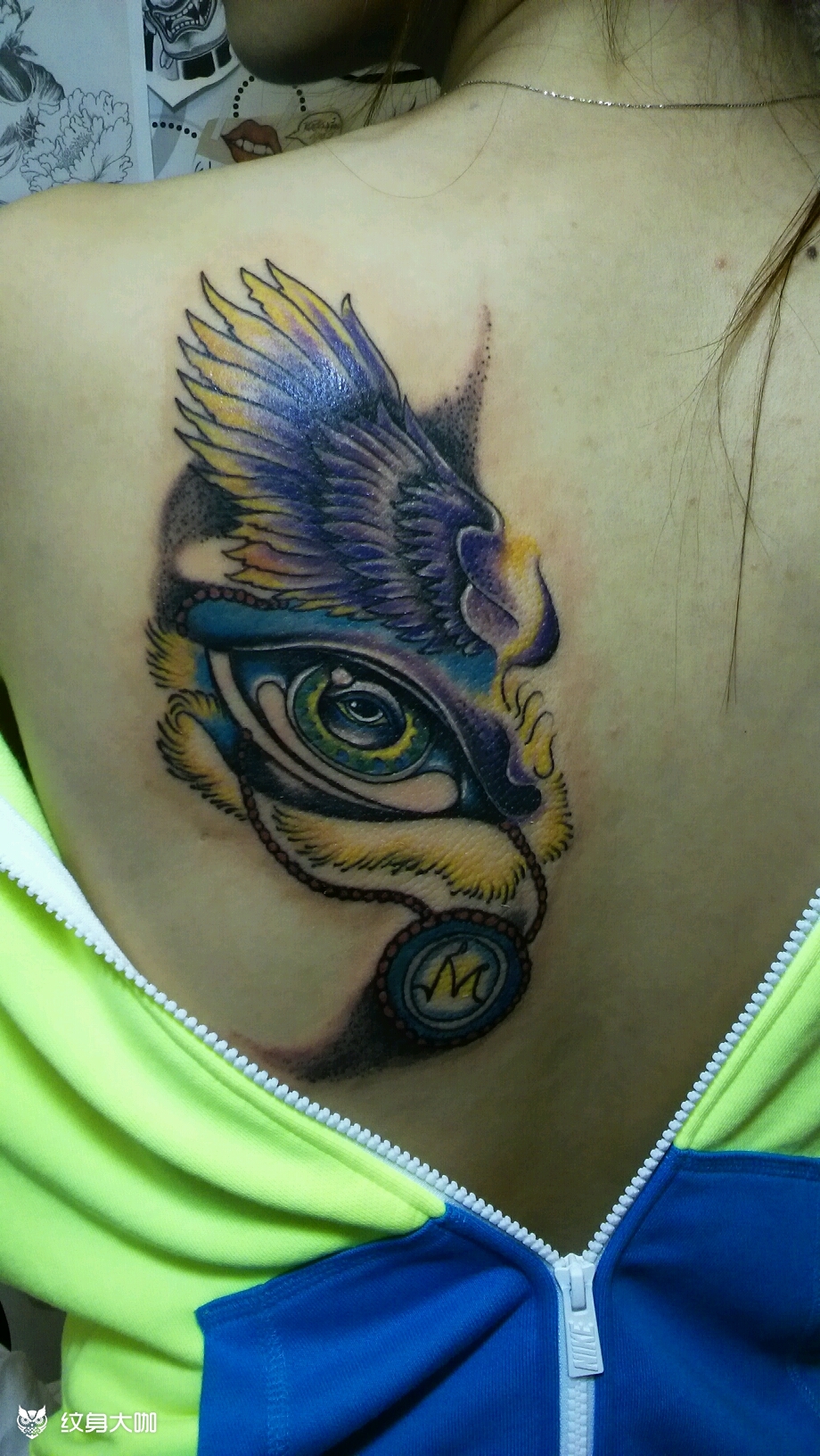 天使之眼_纹身图案手稿图片_crazytao的纹身作品集