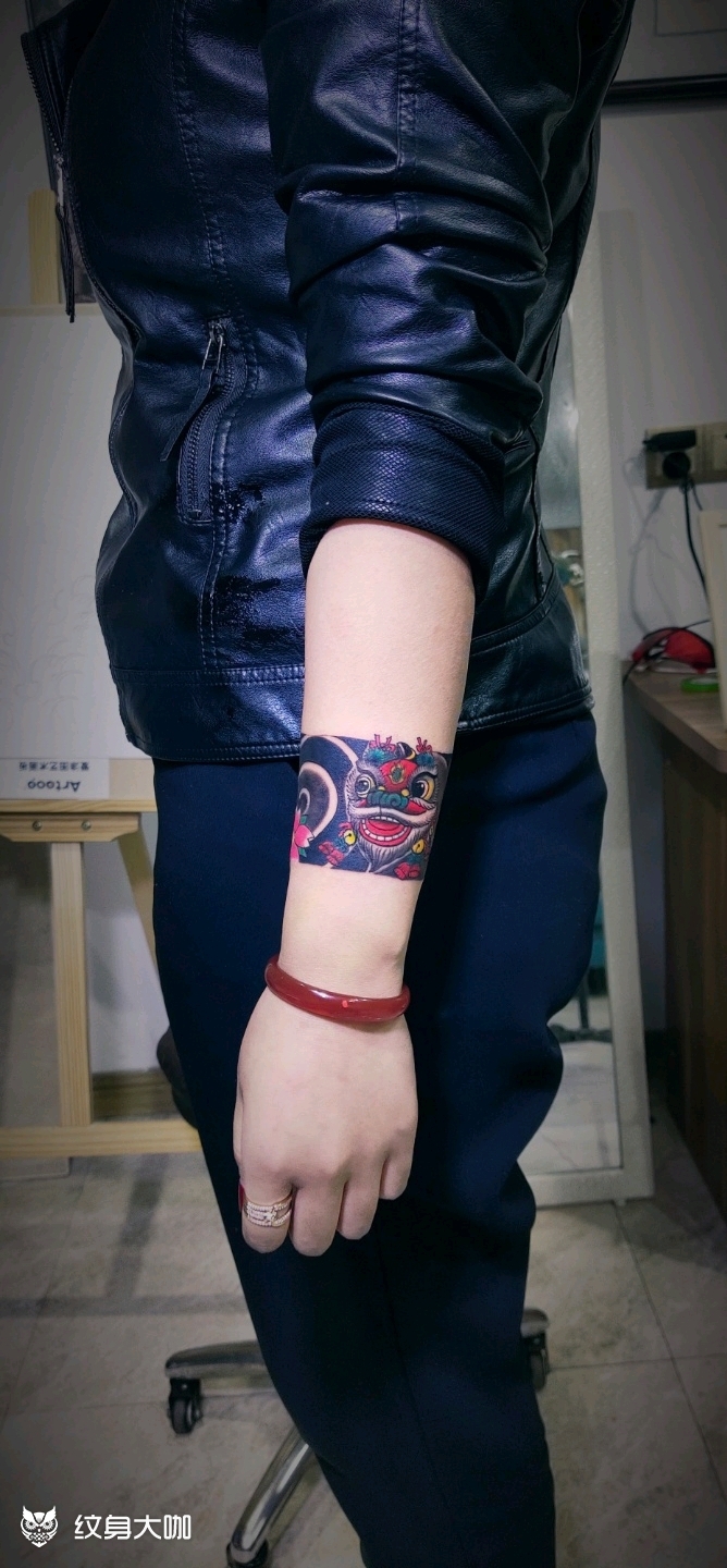 臂环_纹身图案手稿图片_李凯的纹身作品集