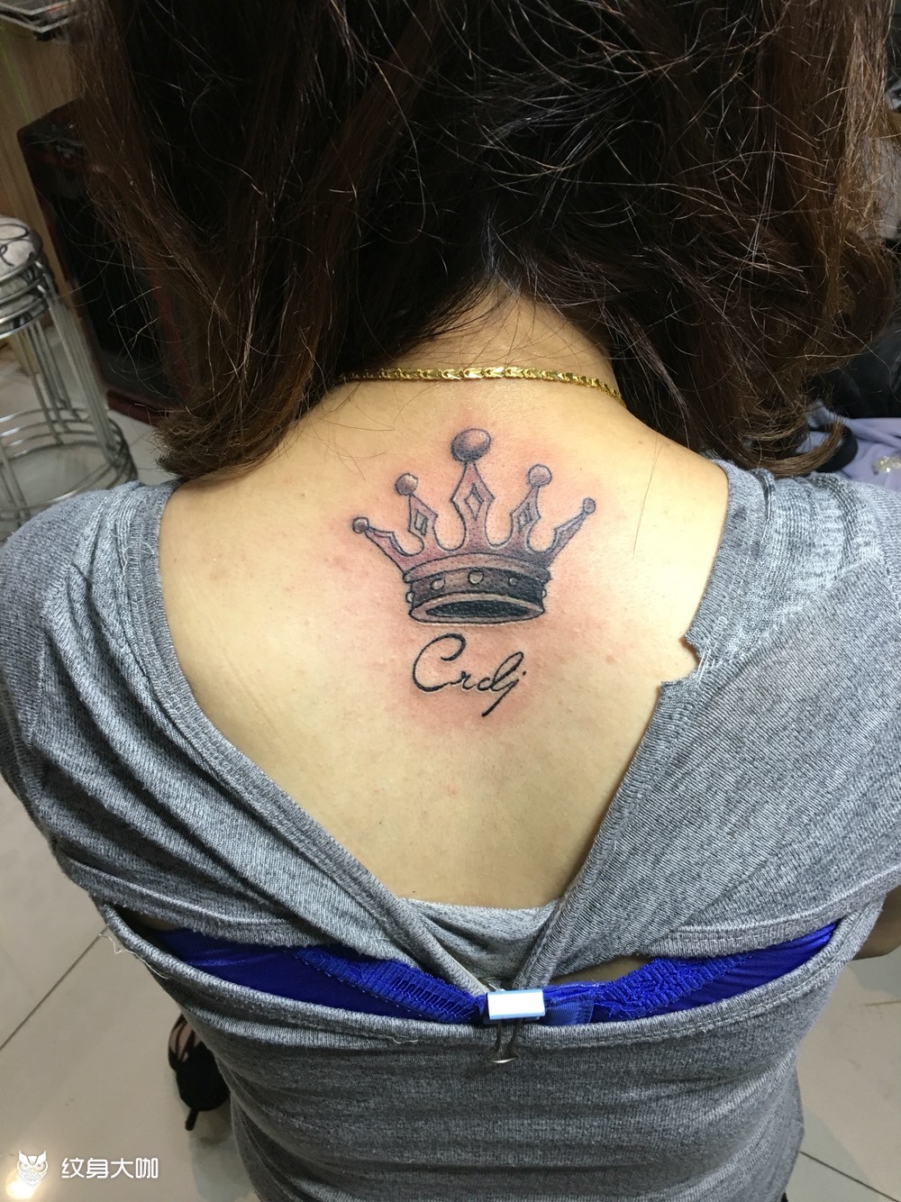 皇冠_纹身图案手稿图片_小白的纹身作品集
