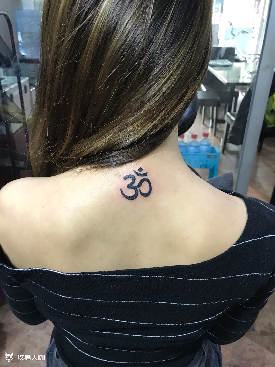 瑜伽om_纹身图案手稿图片_李珠清的纹身作品集