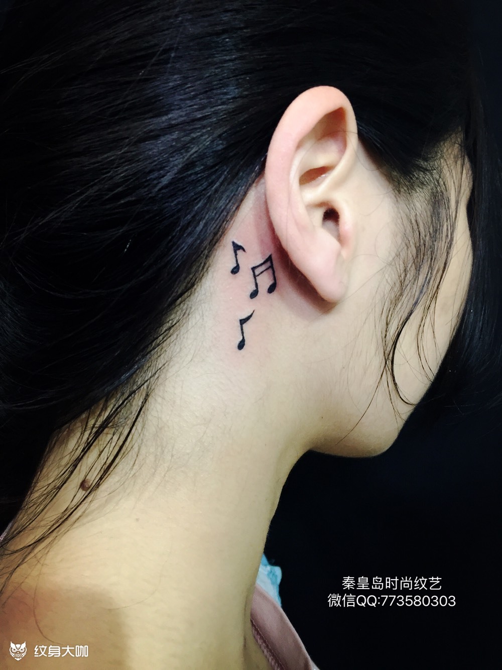 音乐符号_纹身图案手稿图片_晓伟的纹身作品集