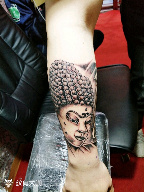 佛头_纹身图案手稿图片_苏阳的纹身作品集