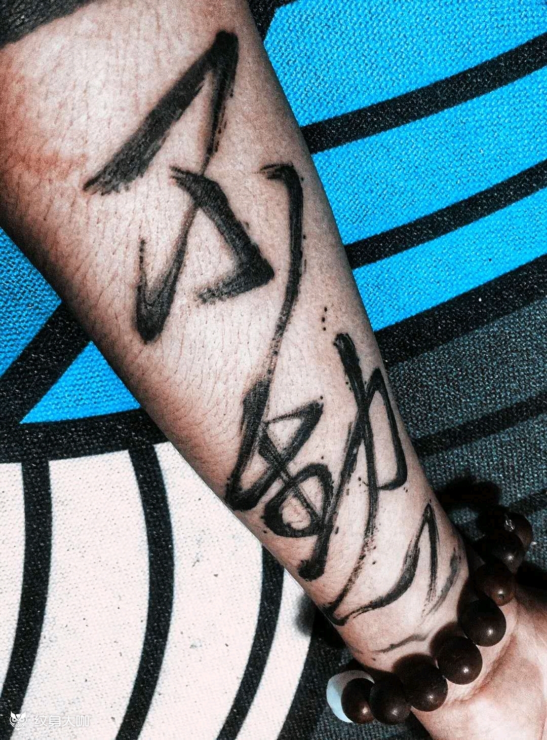 不动心_纹身图案手稿图片_付强的纹身作品集