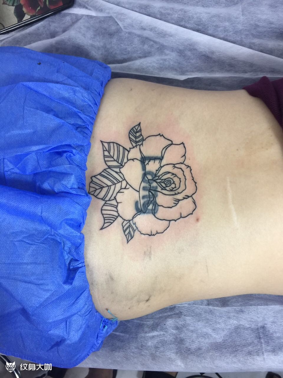 盖图_纹身图案手稿图片_张紫清的纹身作品集