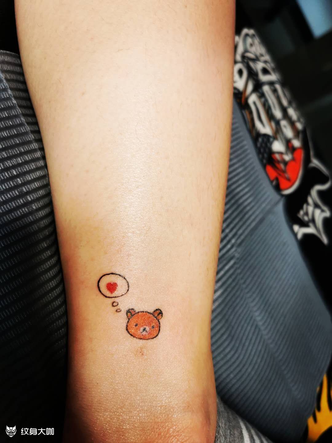 小熊93_纹身图案手稿图片_乐乐的纹身作品集