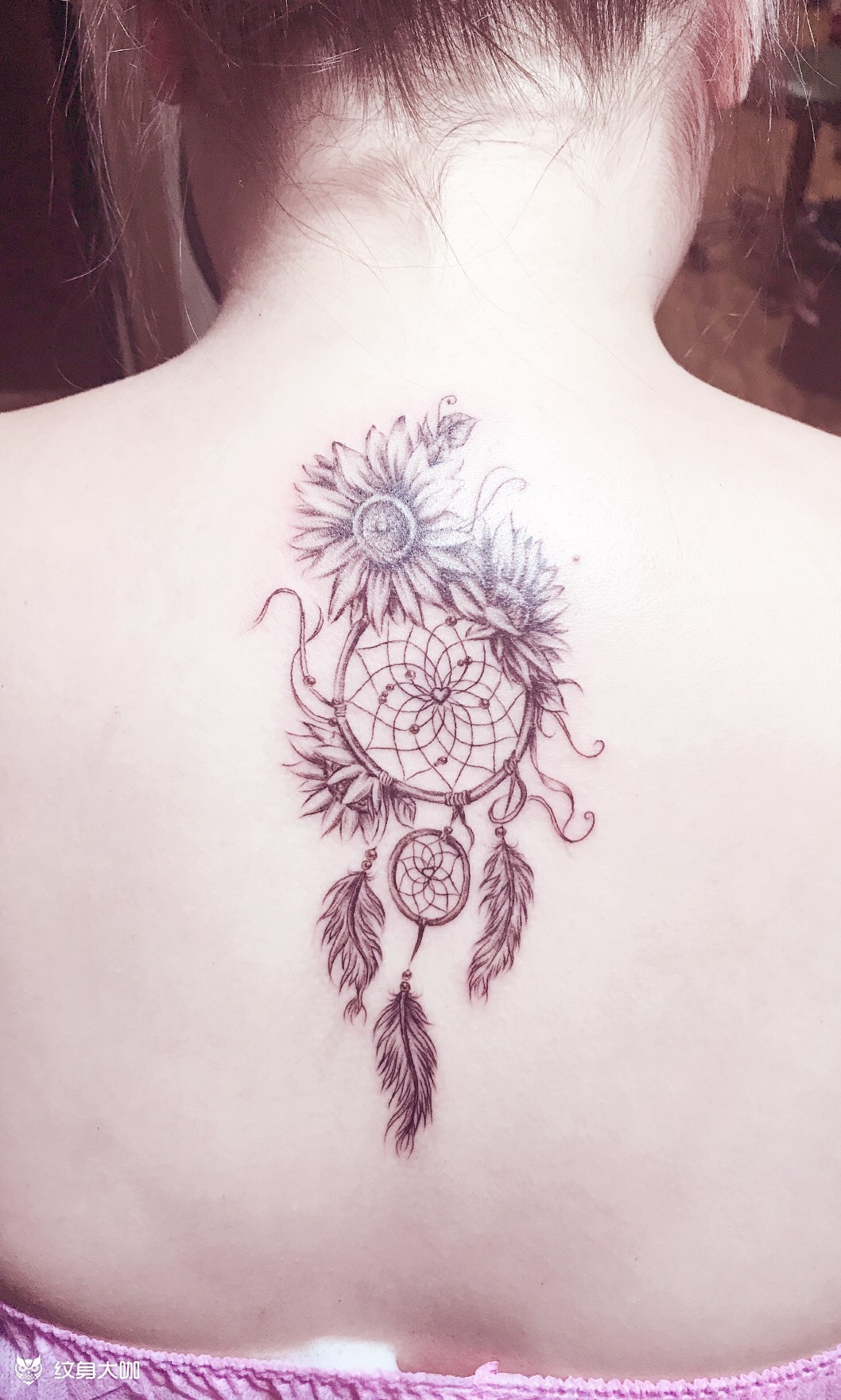捕梦网_纹身图案手稿图片_粟君的纹身作品集