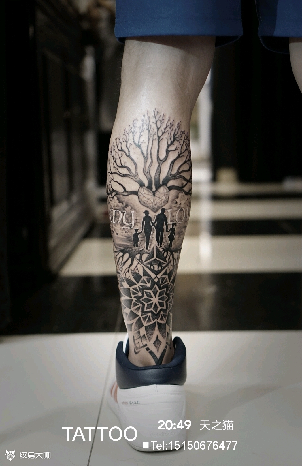 生命树_纹身图案手稿图片_天之猫(阿明)的纹身作品集