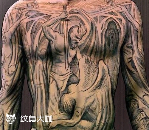 有人有越狱男主身上所有的纹身图_纹身吧社区 - 纹身大咖