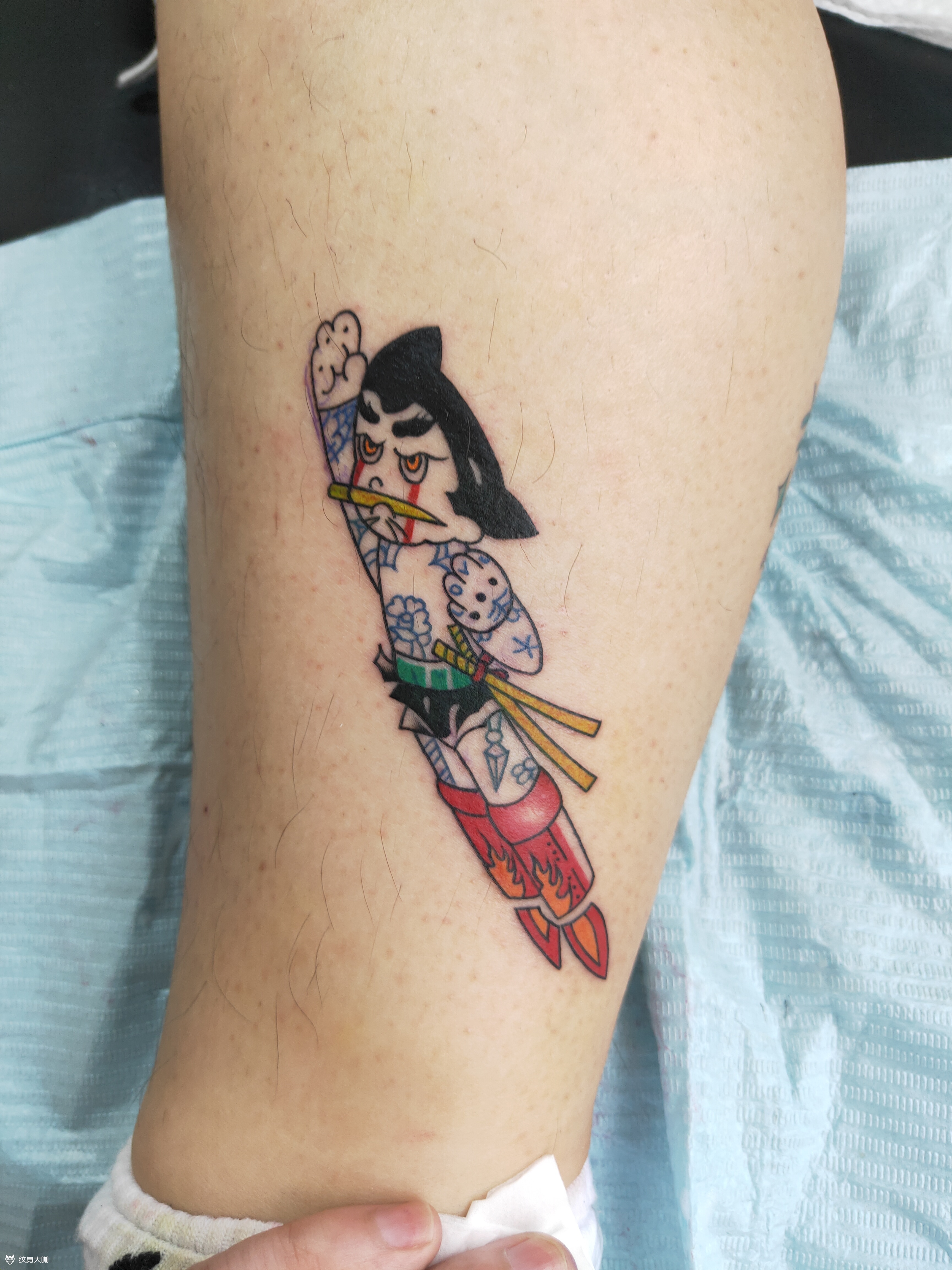 阿童木_纹身图案手稿图片_高刘忠的纹身作品集