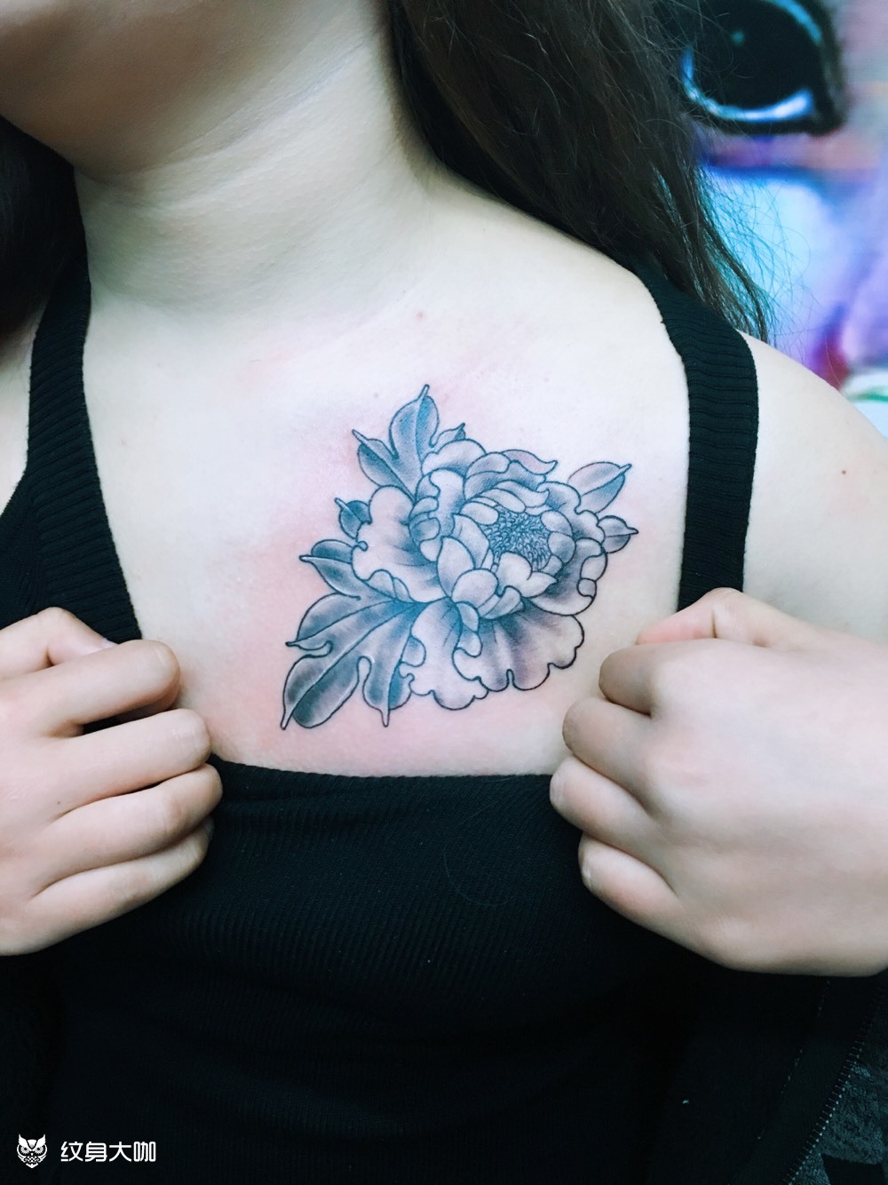 胸花_纹身图案手稿图片_啊明的纹身作品集