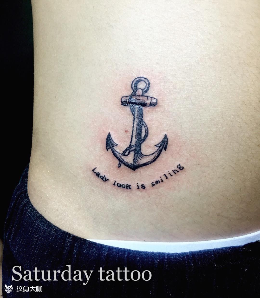 船锚_纹身图案手稿图片_纹青师-浩的纹身作品集