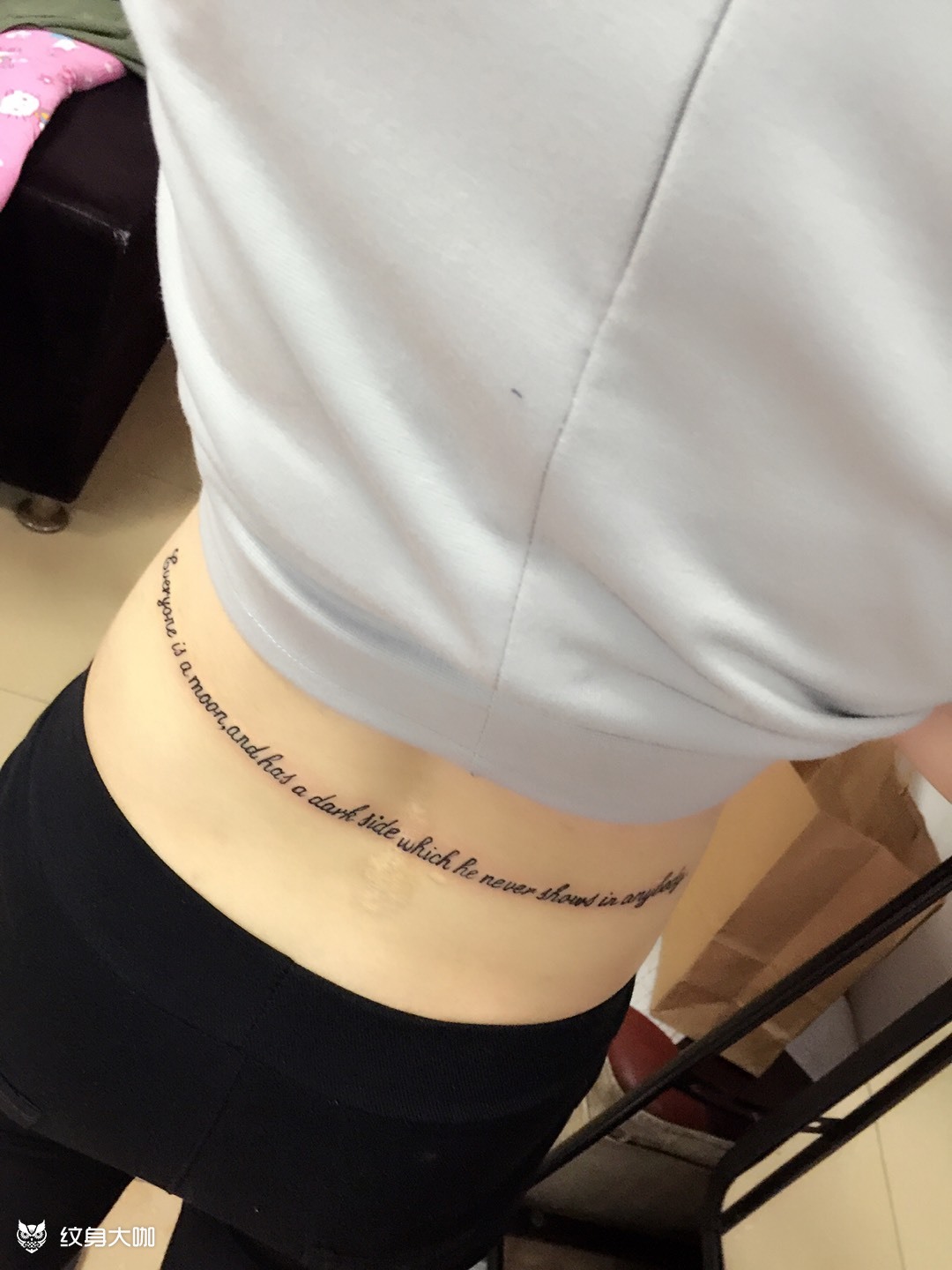 腰丝_纹身图案手稿图片_污婆tatt00的纹身作品集