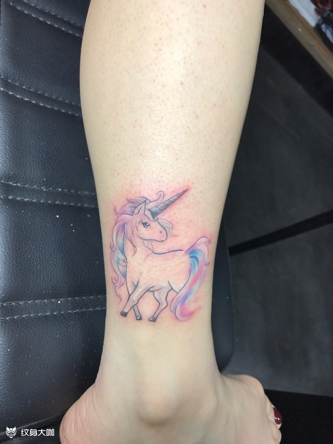 独角兽0615_纹身图案手稿图片_奕欢的纹身作品集