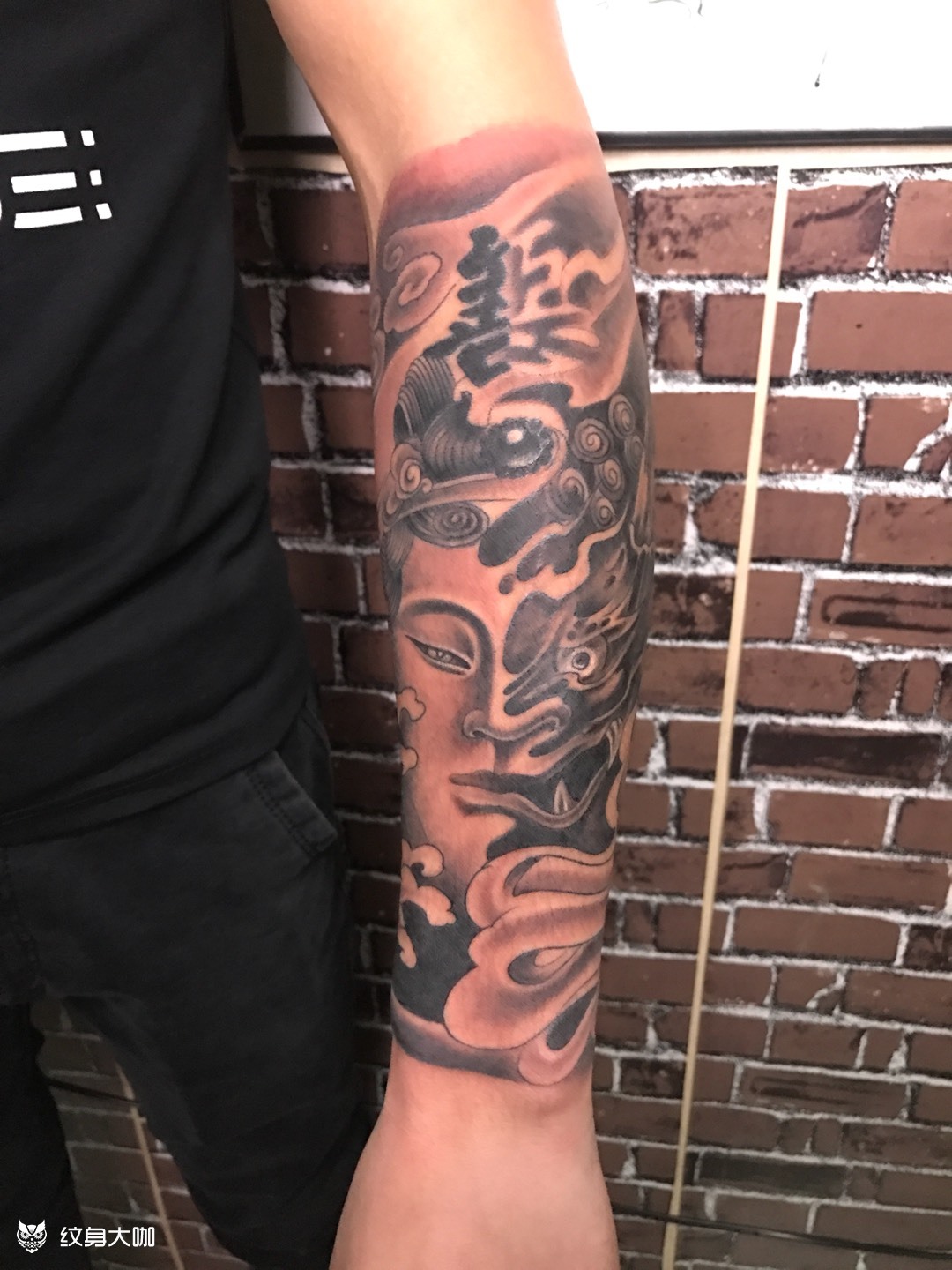 善恶_纹身图案手稿图片_阿龙的纹身作品集