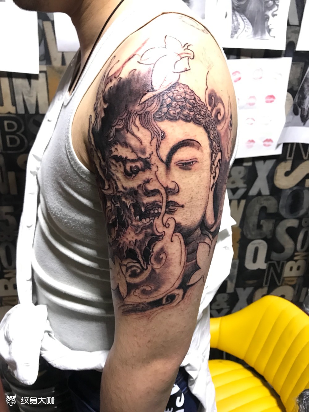 一念之间_纹身图案手稿图片_伟 刺 的纹身作品集