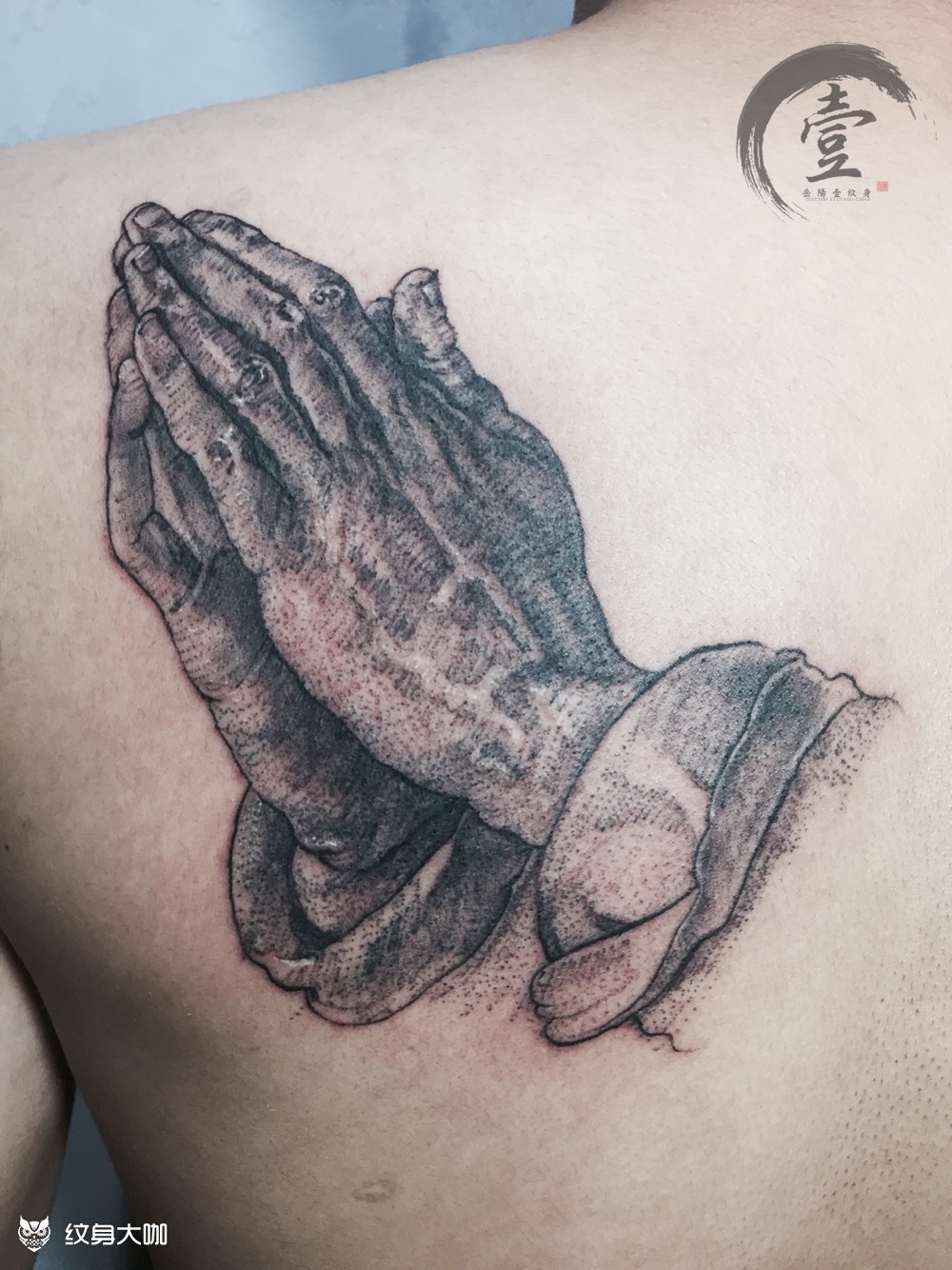 丢勒61手_纹身图案手稿图片_—-的纹身作品集