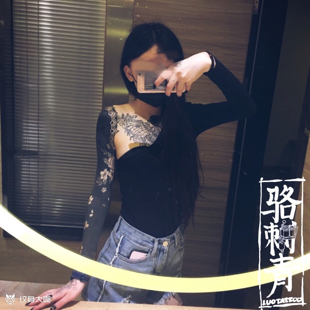 黑臂_纹身图案手稿图片_luotattoo的纹身作品集