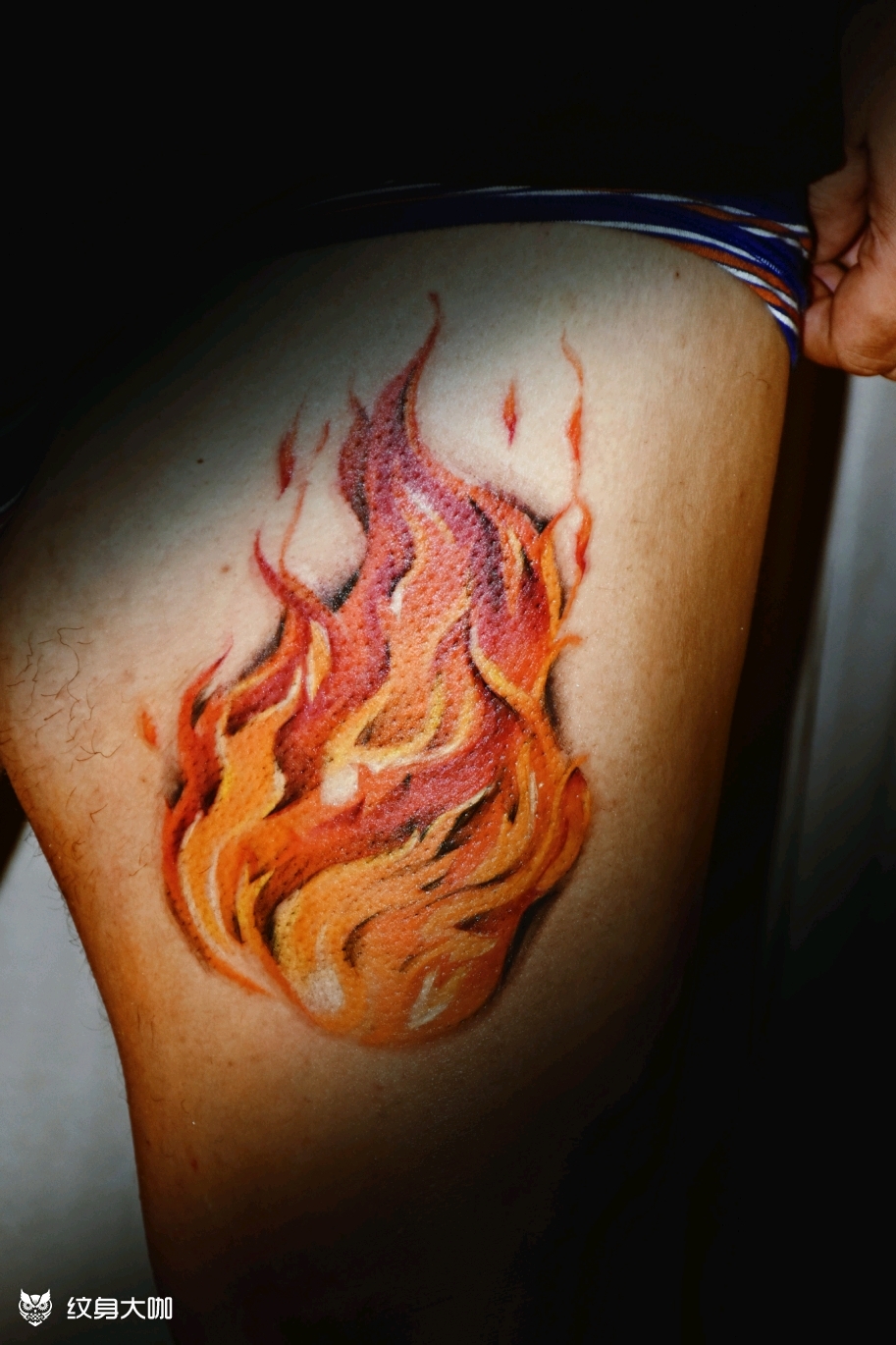 火97_纹身图案手稿图片_old liu 的纹身作品集