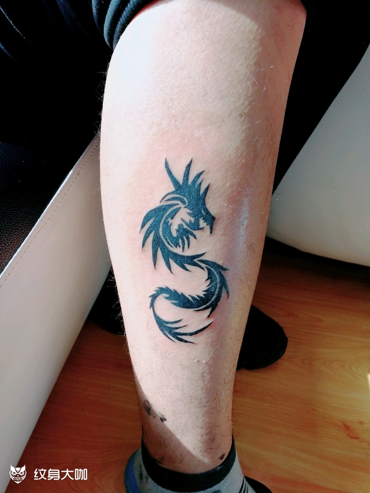 龙图腾_纹身图案手稿图片_墨道轩的纹身作品集