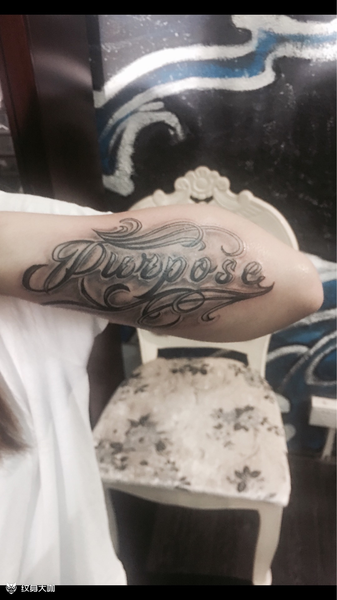 花体_纹身图案手稿图片_杨胜吉的纹身作品集