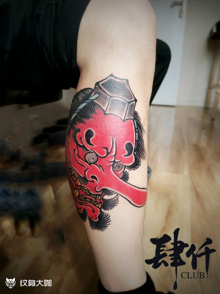 大天狗_纹身图案手稿图片_hugh修的纹身作品集