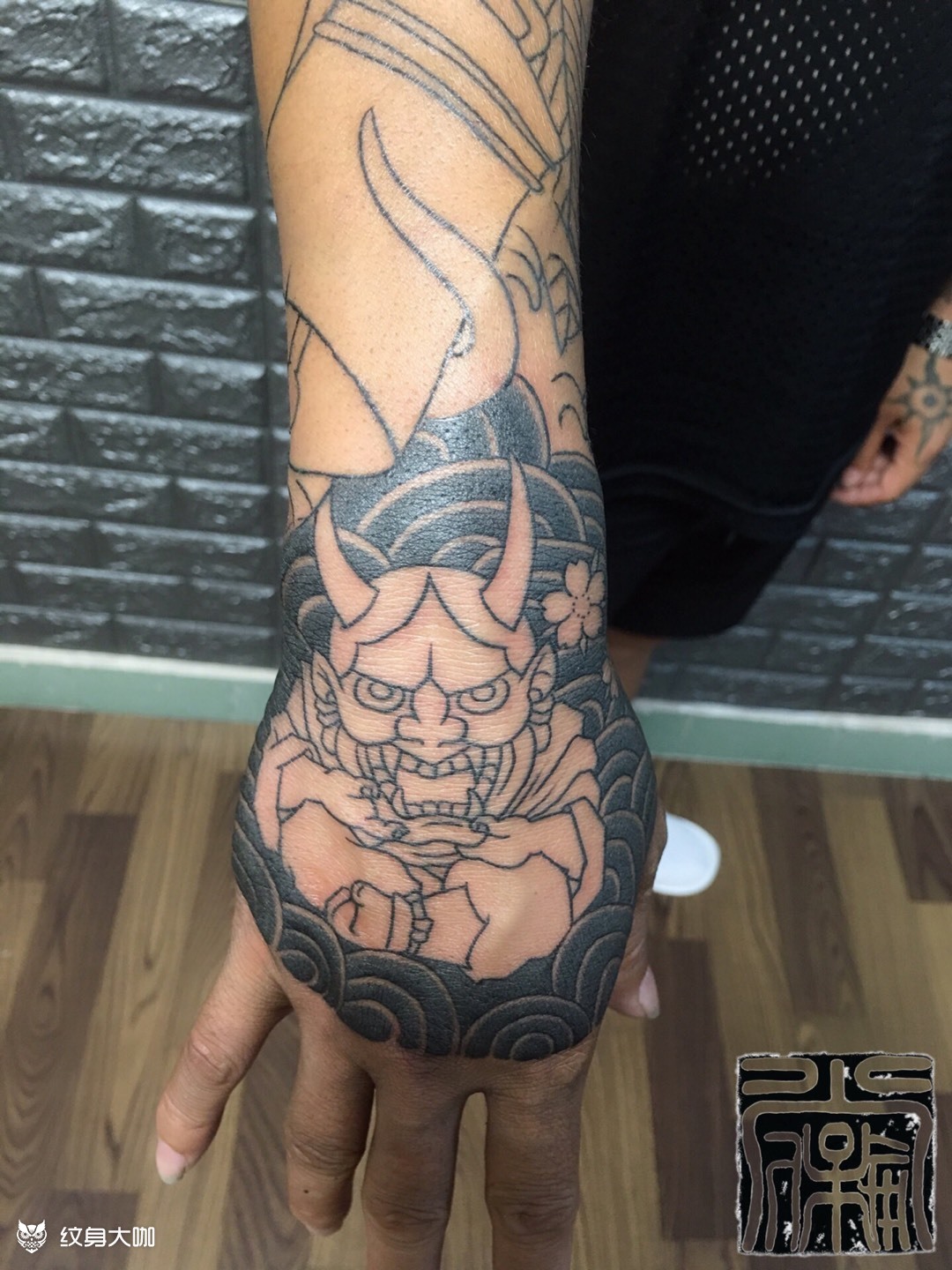 般若_纹身图案手稿图片_广州伦常的纹身作品集