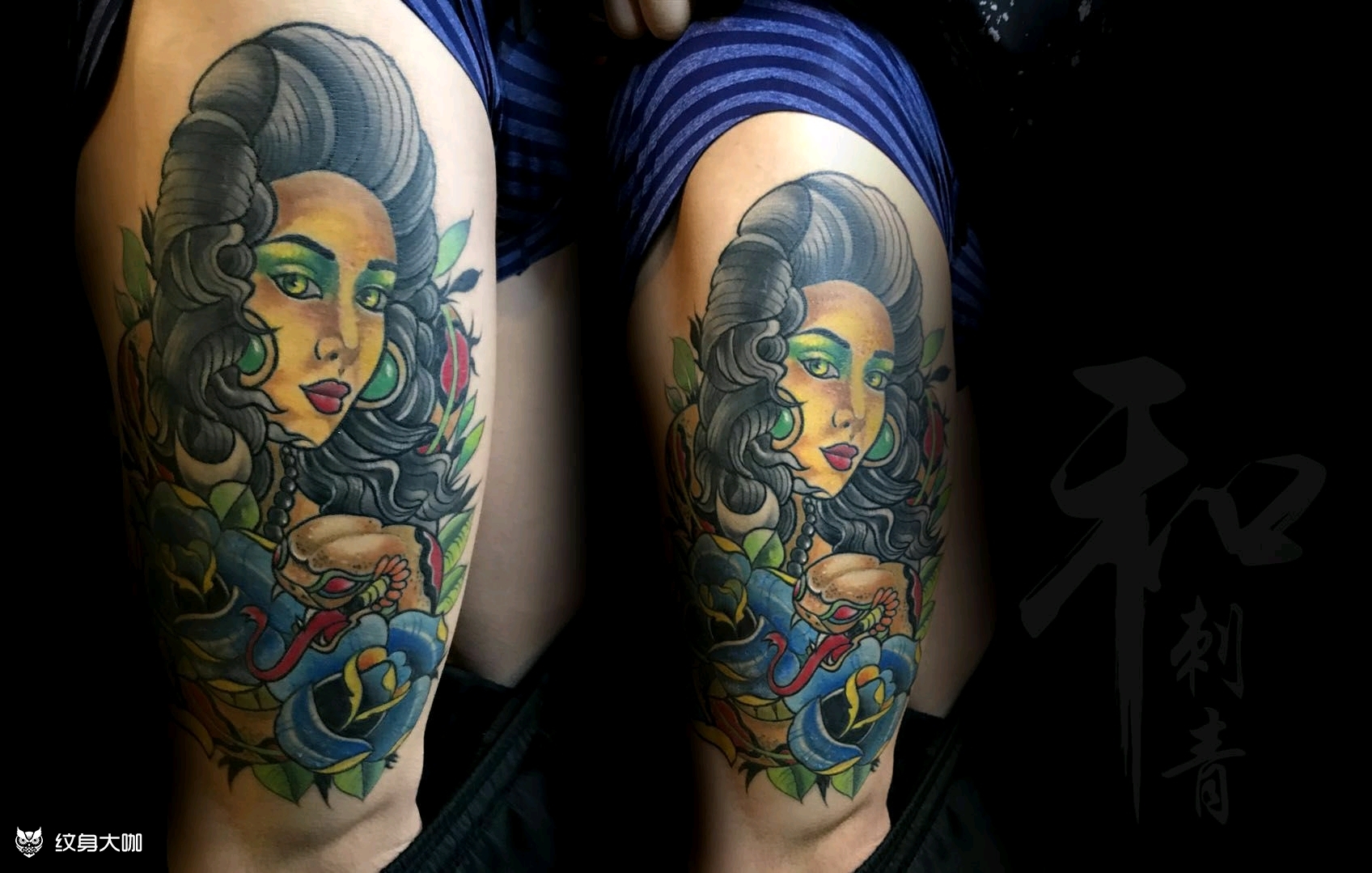 思顾_纹身图案手稿图片_涛的纹身作品集