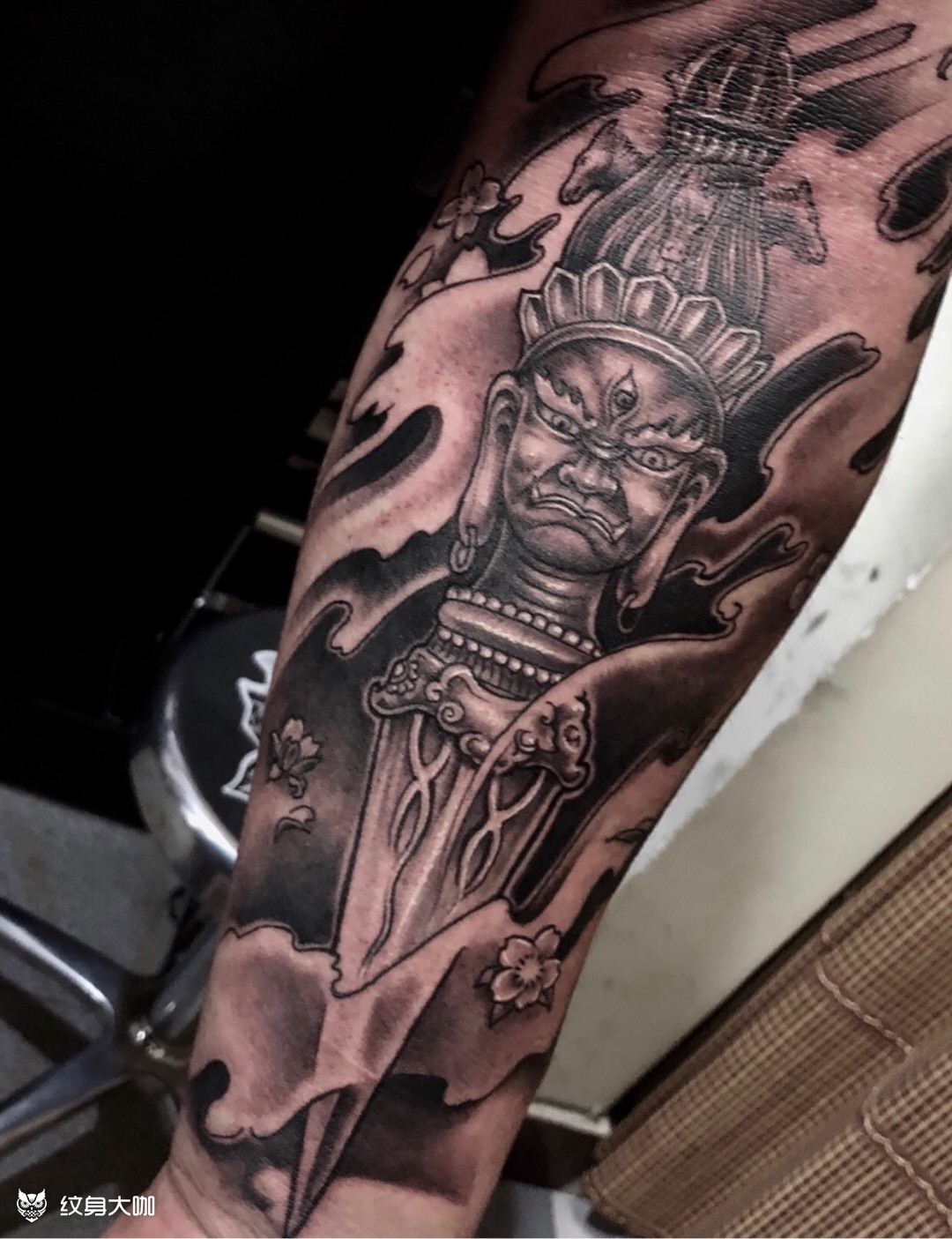 马头明王杵_纹身图案手稿图片_西安同道堂&李振宇的纹身作品集