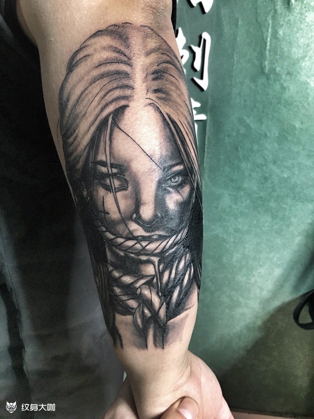 sm捆绑_纹身图案手稿图片_你好99我叫大宝的纹身作品集