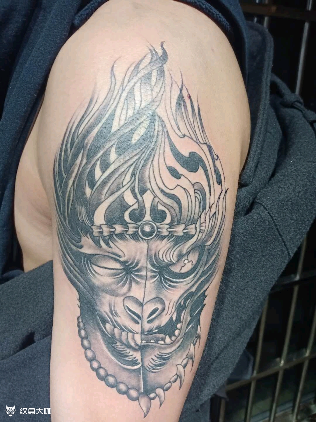 最近作品_纹身图案手稿图片_金刚文身的纹身作品集