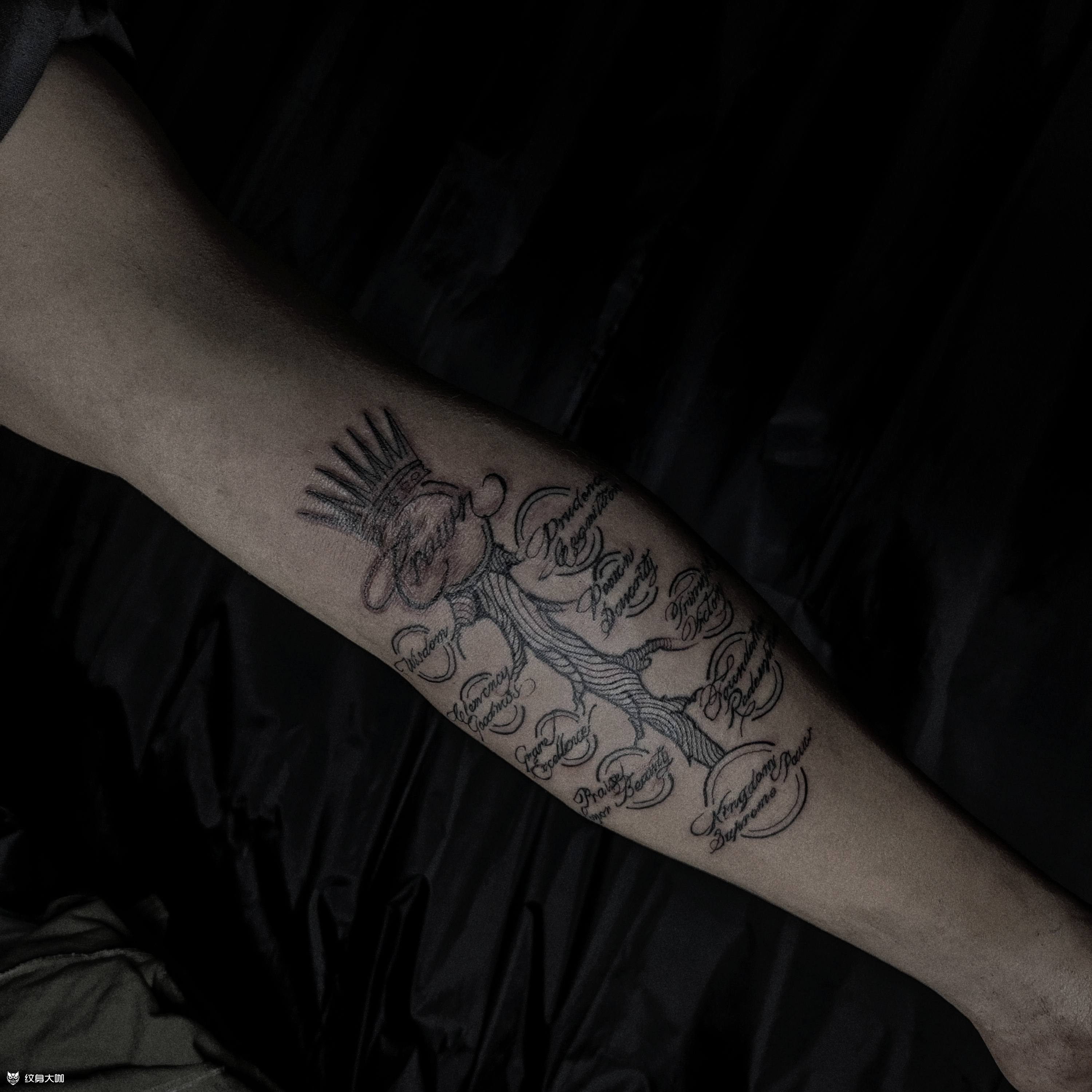 卡巴拉生命之树_纹身图案手稿图片_阿聚的纹身作品集