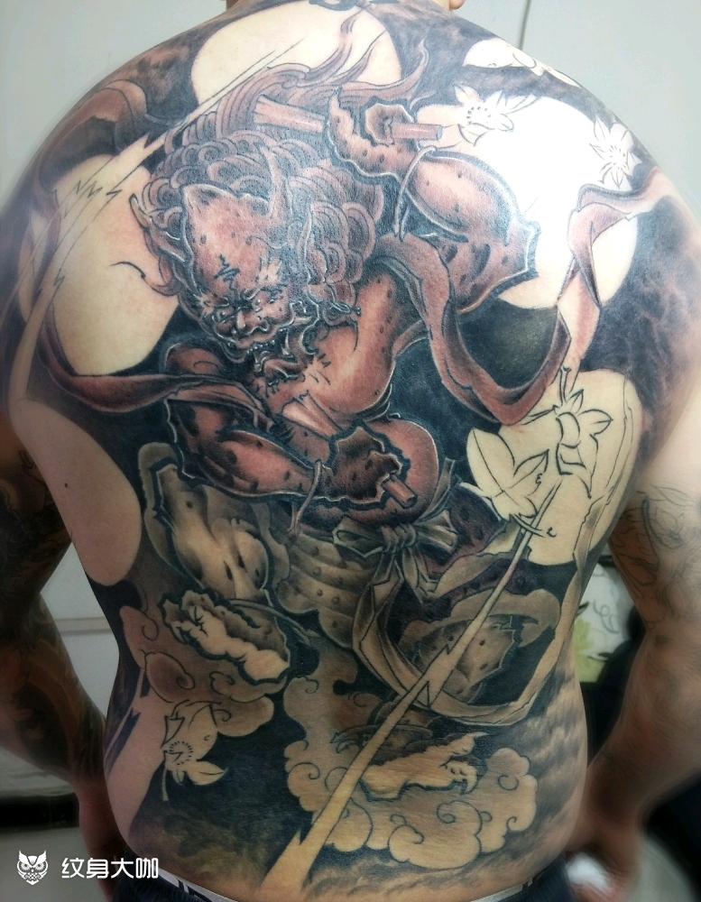 雷神_纹身图案手稿图片_迷墙的纹身作品集