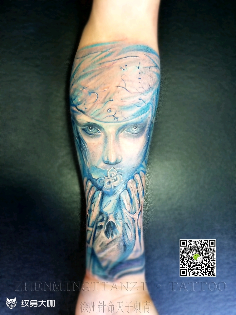 欧美花臂 小臂部分_纹身图案手稿图片_针命天子的纹身作品集