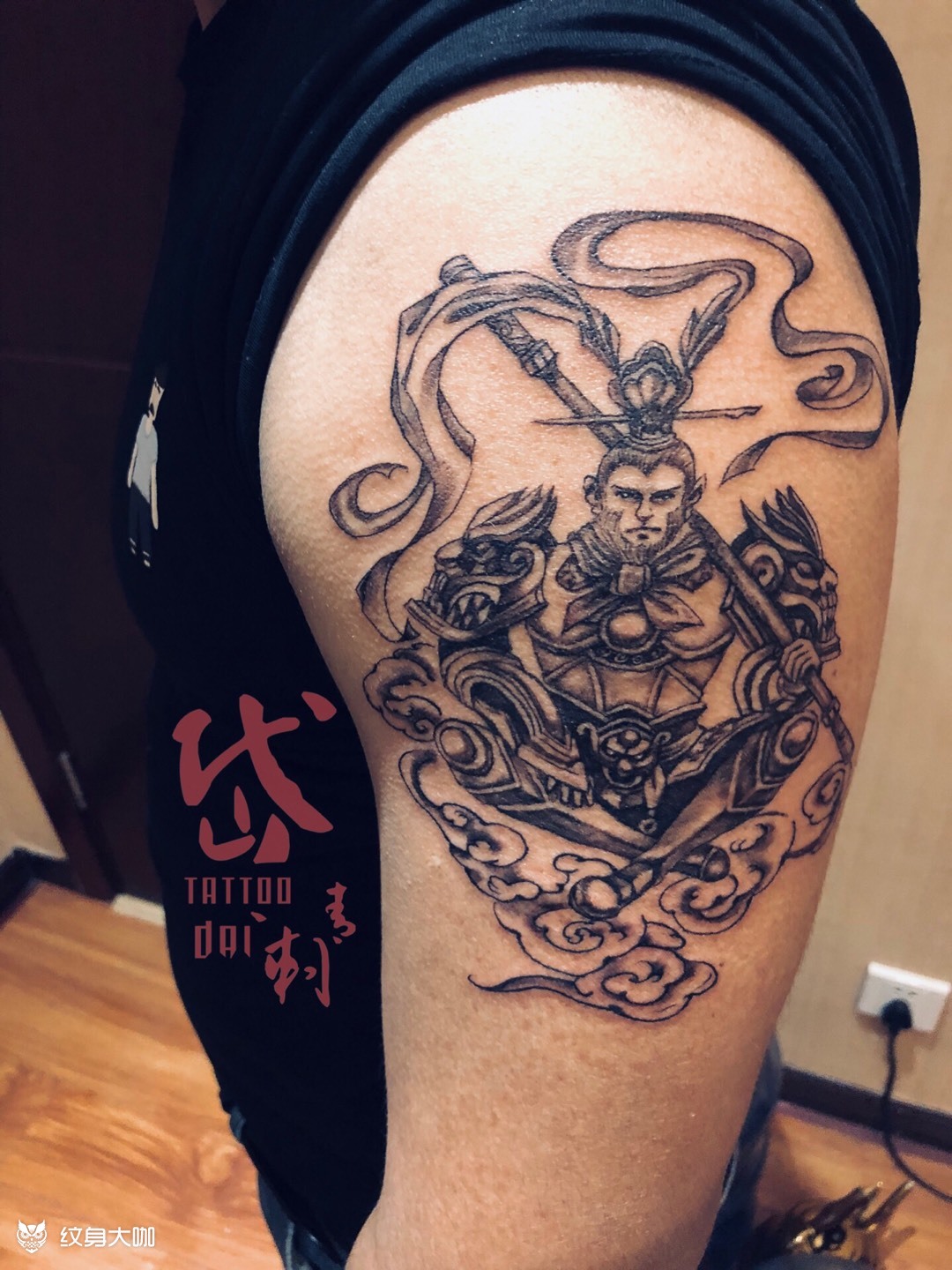 大圣归来_纹身图案手稿图片_戴珊的纹身作品集