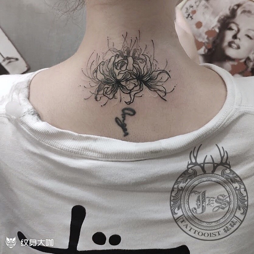 彼岸花_纹身图案手稿图片_痣吃痣.的纹身作品集