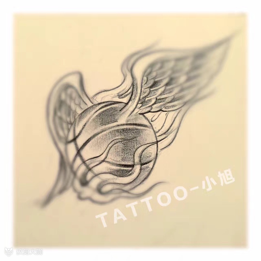 篮球 祈祷 英文_纹身图案手稿图片_小旭的纹身作品集