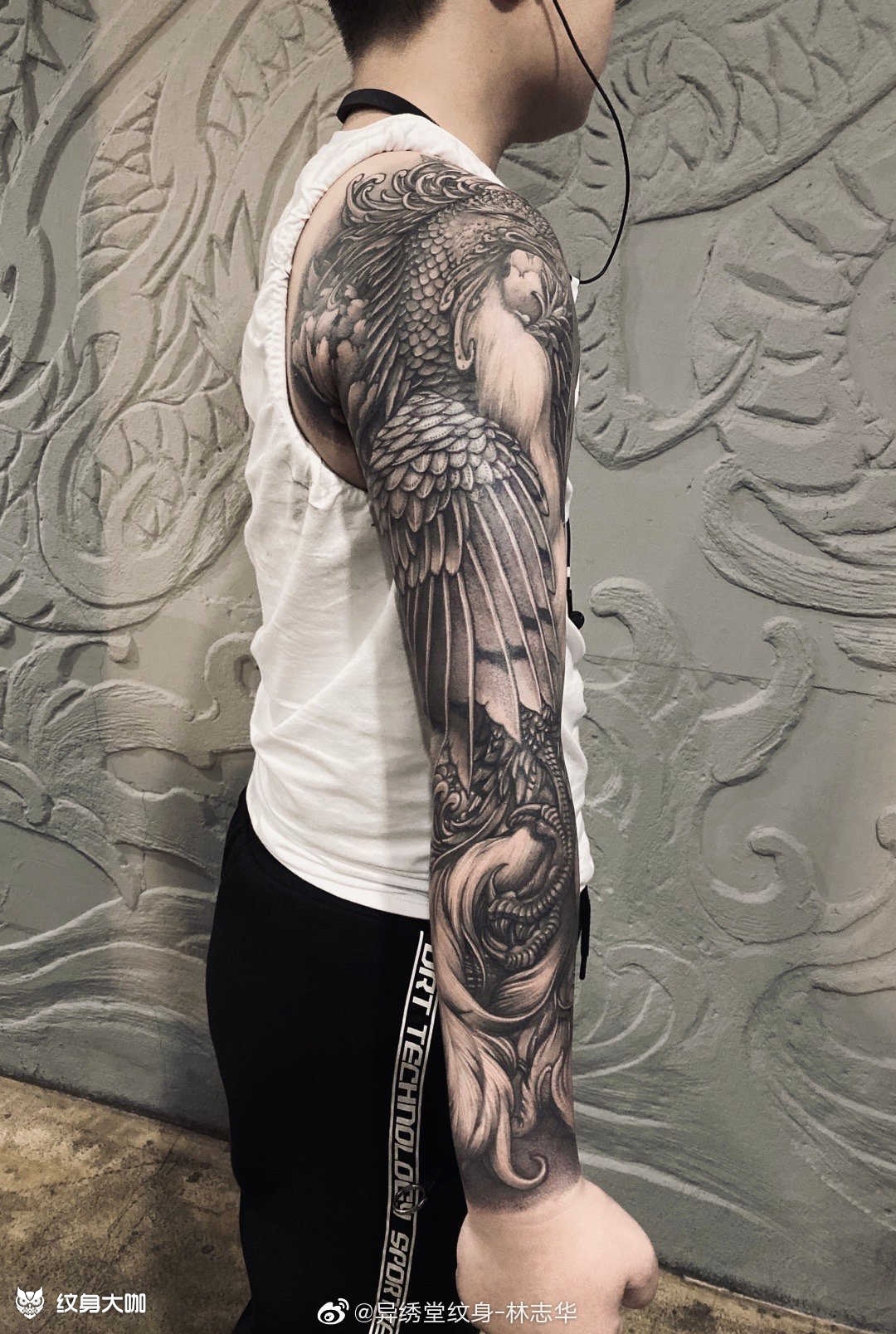 想纹这种风格的整臂纹身,有哪位_纹身吧社区 - 纹身大咖