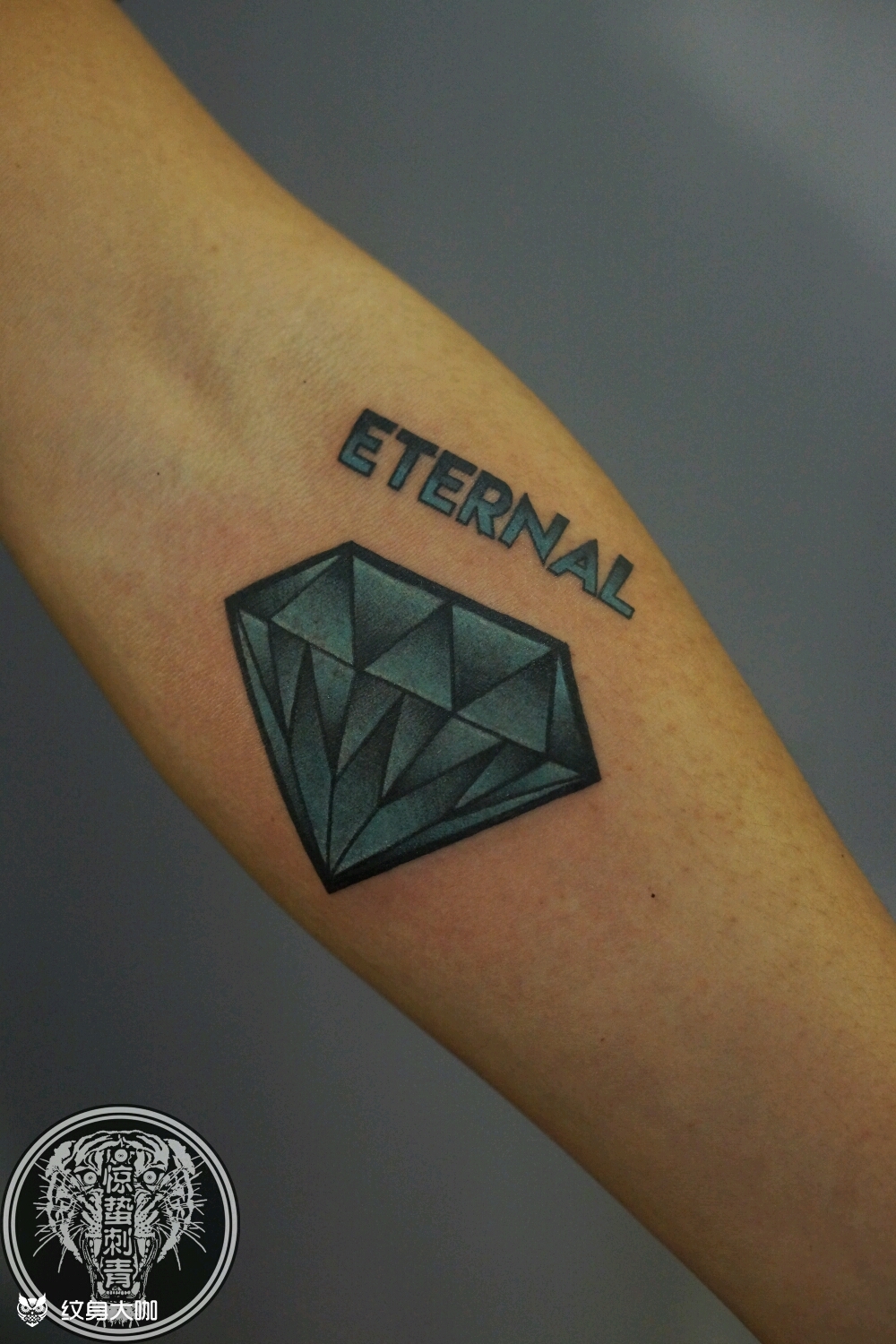 钻石_纹身图案手稿图片_惊蛰的纹身作品集