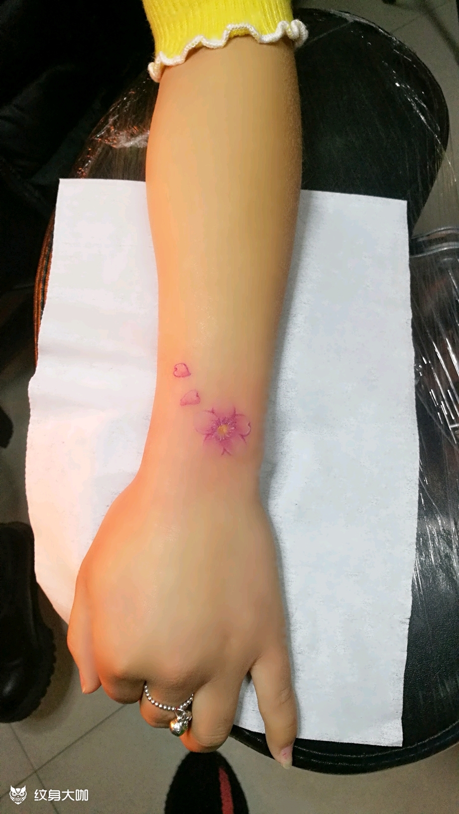 樱花_纹身图案手稿图片_王家伟的纹身作品集