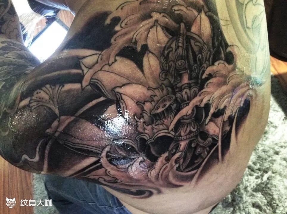 覆盖_纹身图案手稿图片_龙哥的纹身作品集