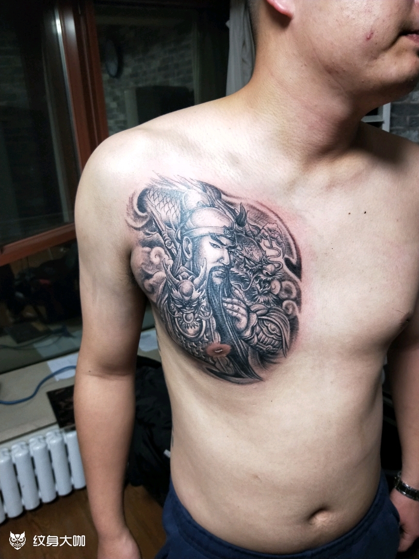 关公_纹身图案手稿图片_梁家豪的纹身作品集