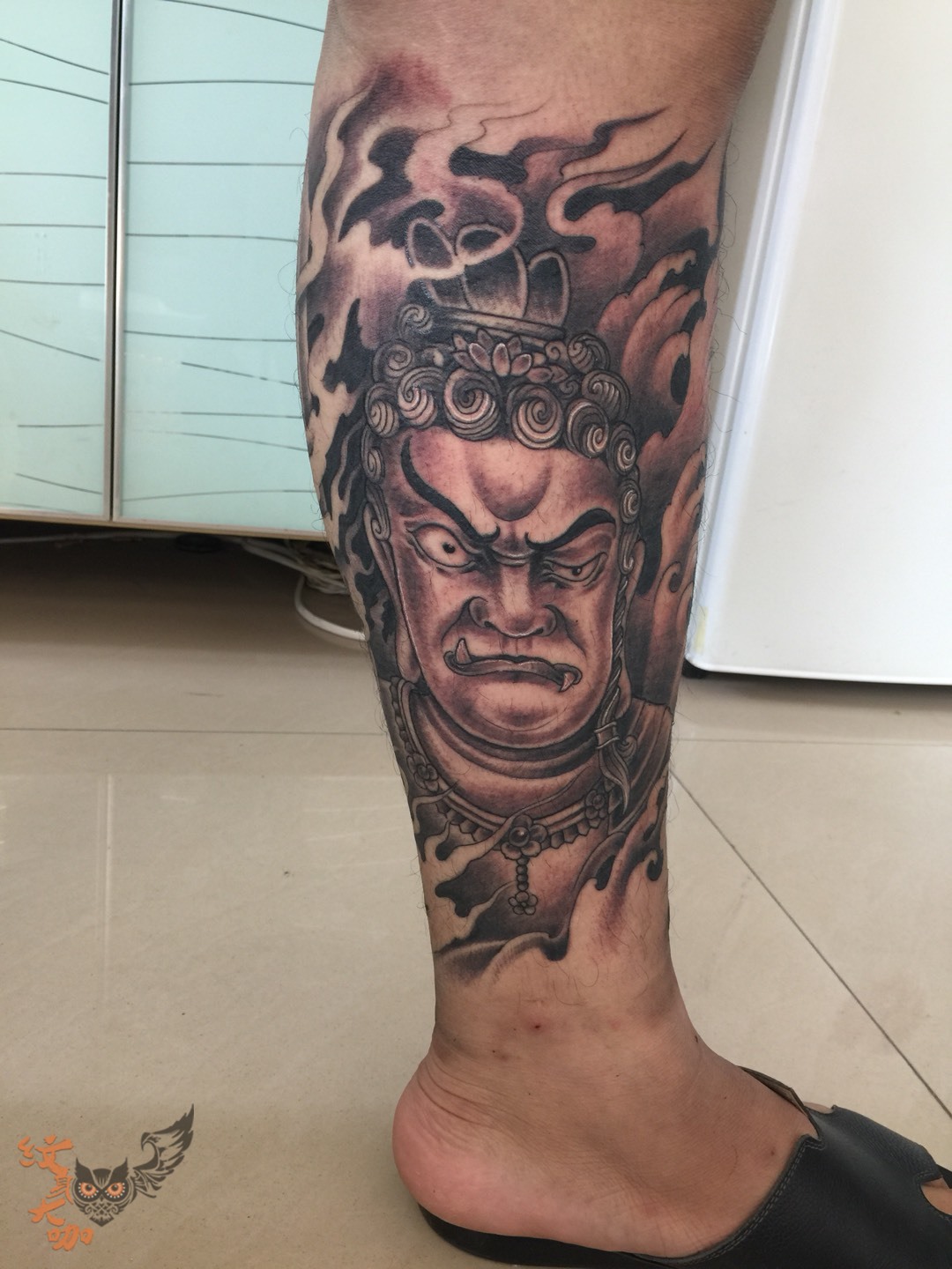 不动冥王_纹身图案手稿图片_董志雷的纹身作品集