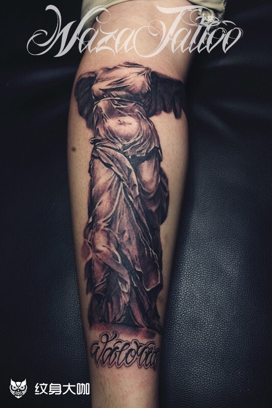 胜利女神_纹身图案手稿图片_waza tattoo的纹身作品集